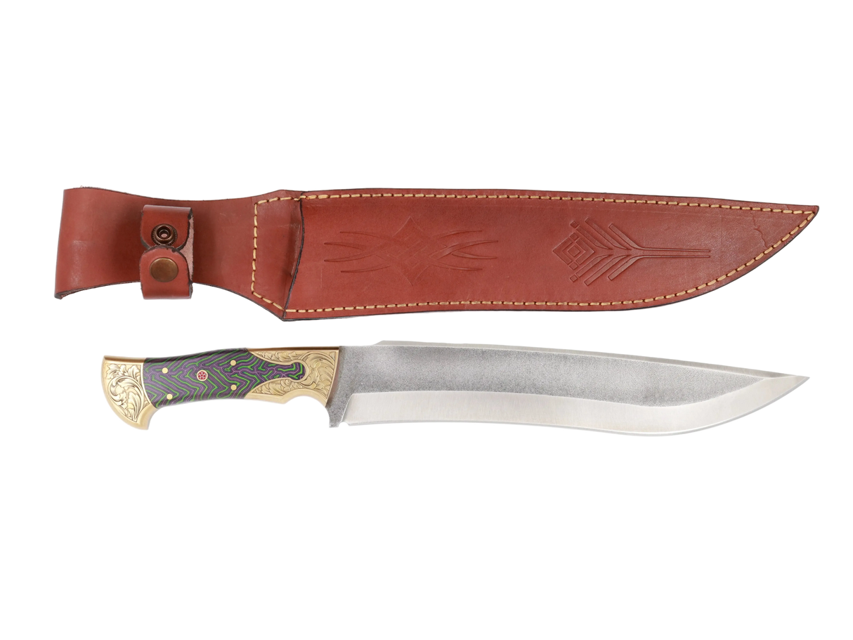 Messerfieber Emir 265 N690 handgefertigtes Unikatmesser mit Micarta-Griff