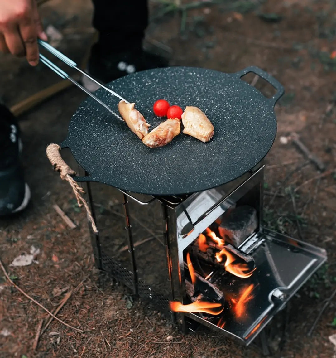 Messerfiebers Klappflamme: Camping Feuerstelle Hobo