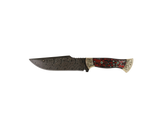Messerfieber Vizier 142 Damascus handgefertigtes Damastmesser mit Micarta-Griff