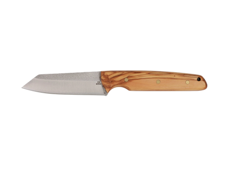 Messerfieber Woodpecker Scout D2 mit Olivenholzgriff und Sheepfoot-Klinge