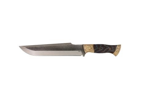 Messerfieber Saray 220 N690 handgefertigtes Unikatmesser mit Micarta-Griff