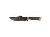 Messerfieber Vizier 142 Damascus handgefertigtes Damastmesser mit Micarta-Griff