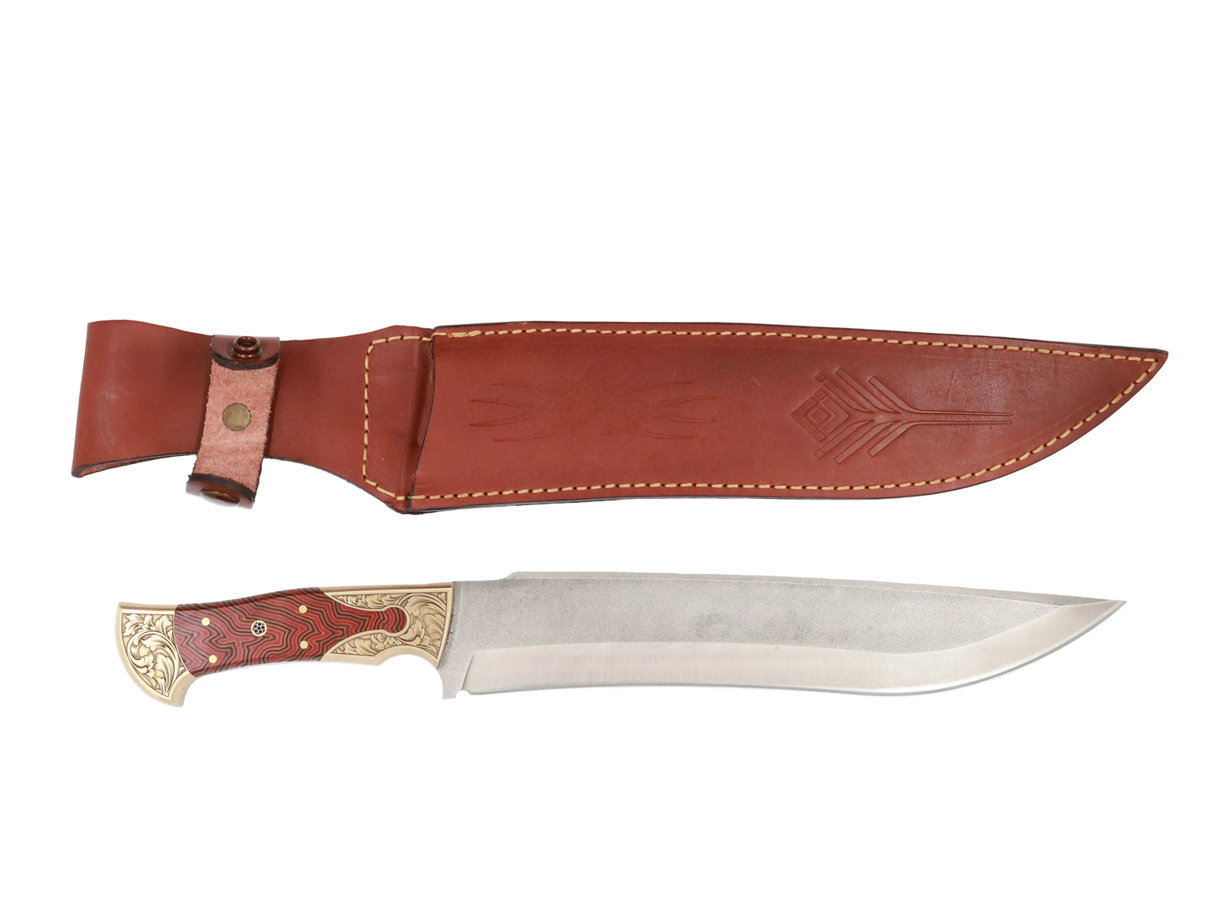 Messerfieber Emir 265 N690 handgefertigtes Unikatmesser mit Micarta-Griff