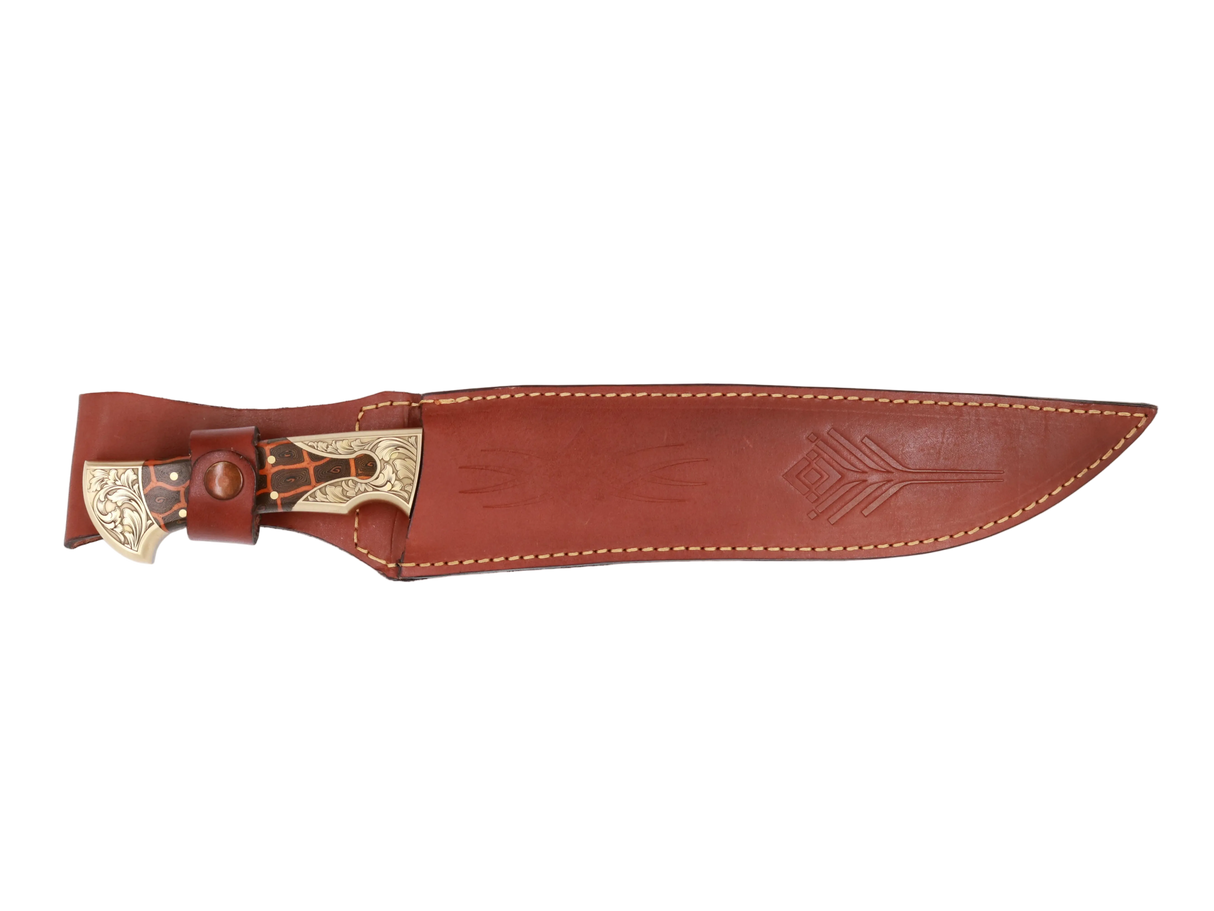 Messerfieber Emir 265 N690 handgefertigtes Unikatmesser mit Micarta-Griff