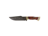Messerfieber Vizier 142 Damascus handgefertigtes Damastmesser mit Micarta-Griff