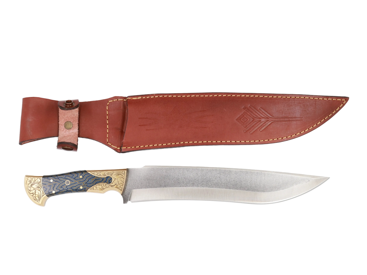 Messerfieber Emir 265 N690 handgefertigtes Unikatmesser mit Micarta-Griff