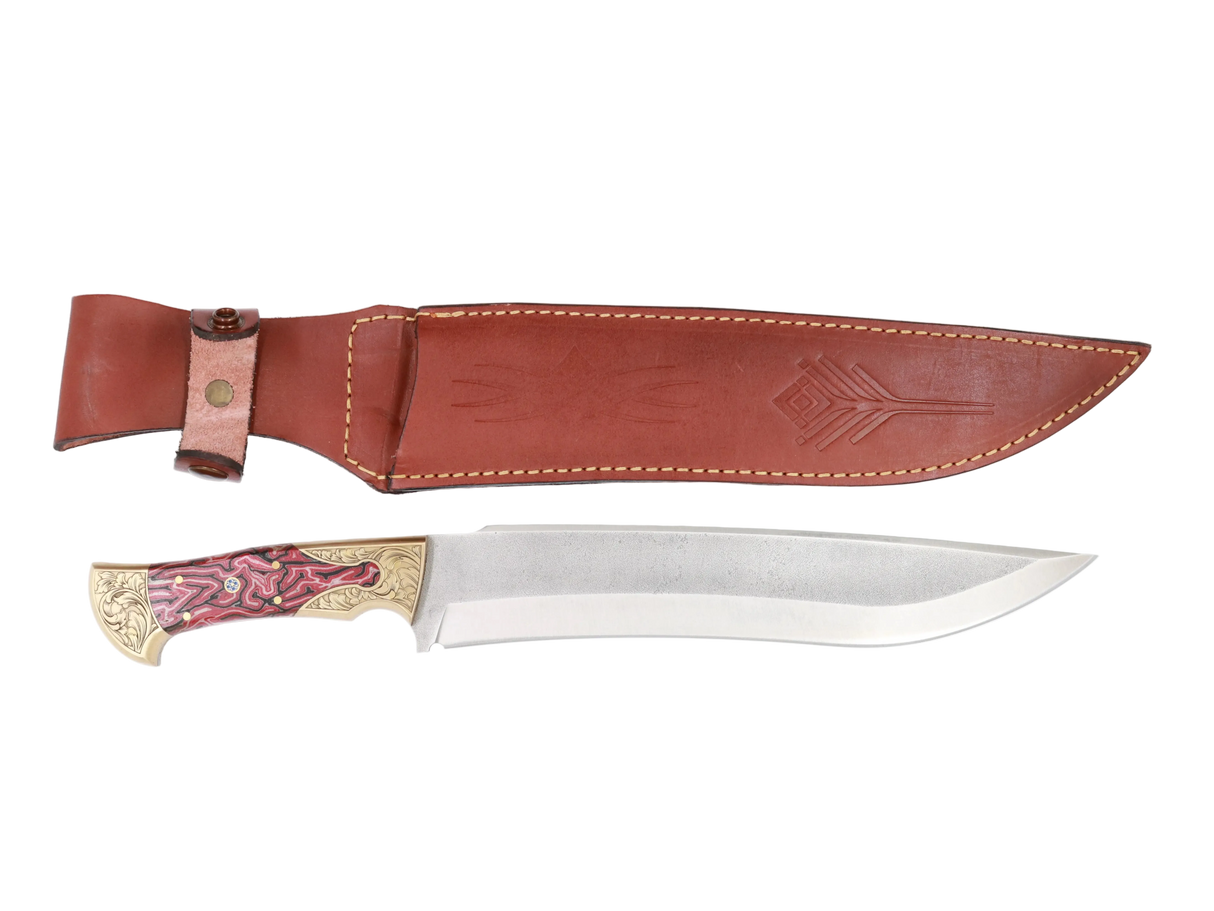 Messerfieber Emir 265 N690 handgefertigtes Unikatmesser mit Micarta-Griff
