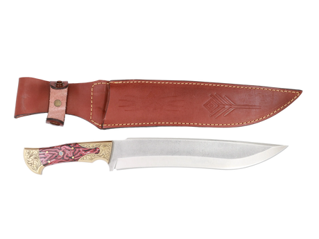 Messerfieber Emir 265 N690 handgefertigtes Unikatmesser mit Micarta-Griff