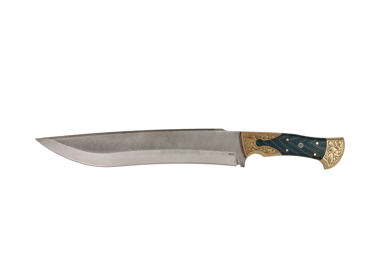 Messerfieber Emir 265 N690 handgefertigtes Unikatmesser mit Micarta-Griff