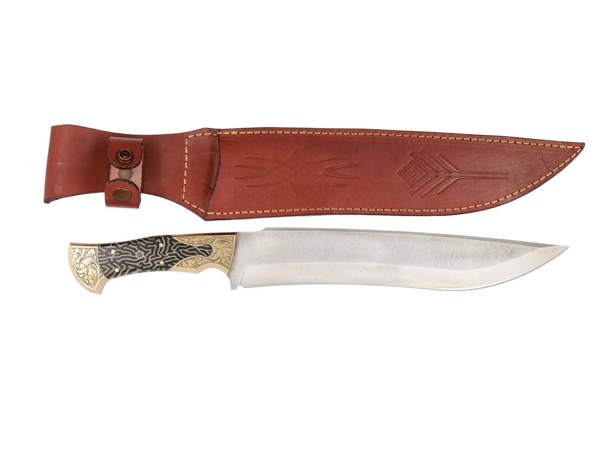 Messerfieber Emir 265 N690 handgefertigtes Unikatmesser mit Micarta-Griff