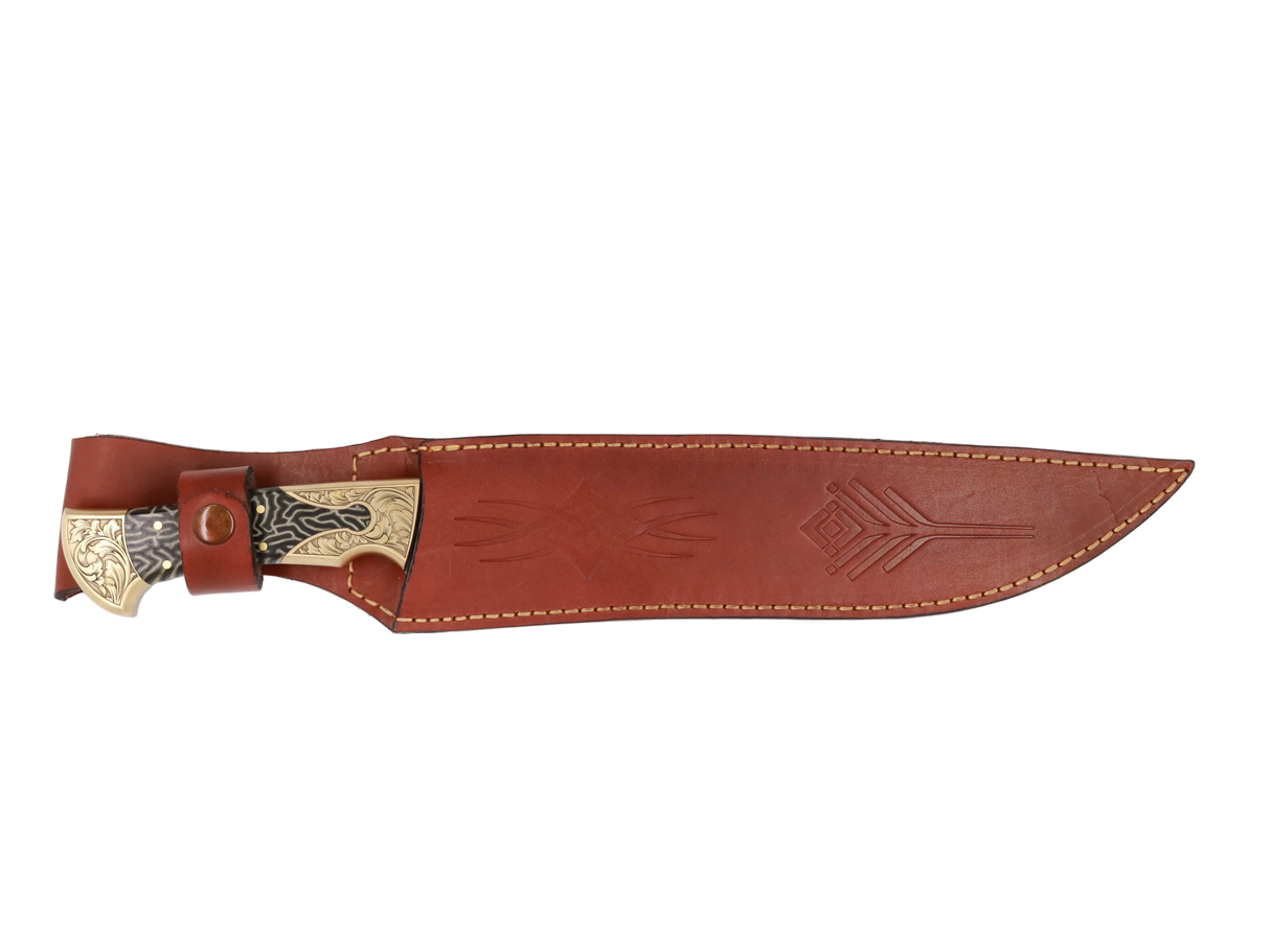 Messerfieber Emir 265 N690 handgefertigtes Unikatmesser mit Micarta-Griff