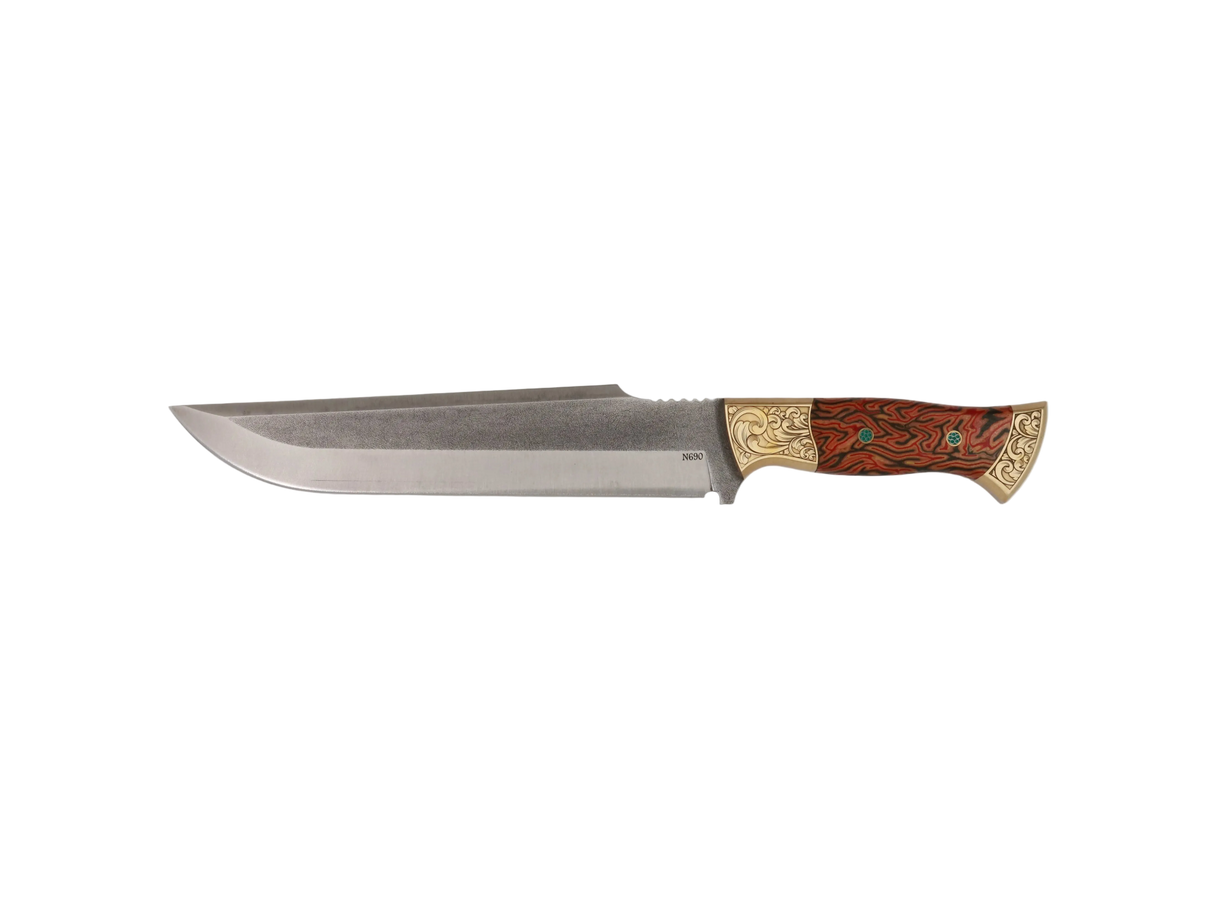 Messerfieber Saray 220 N690 handgefertigtes Unikatmesser mit Micarta-Griff