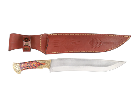 Messerfieber Emir 265 N690 handgefertigtes Unikatmesser mit Micarta-Griff