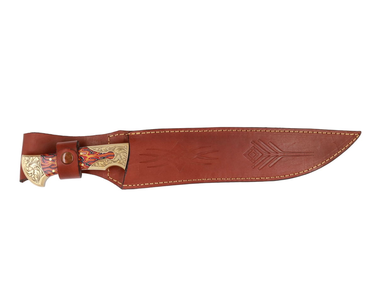 Messerfieber Emir 265 N690 handgefertigtes Unikatmesser mit Micarta-Griff