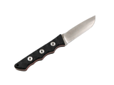 Aurora Messer – Seitenansicht der Magnacut-Klinge mit Flat Grind und G10 Griff