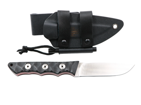 Aurora Messer mit Kydexscheide – Setansicht mit sicherer Aufbewahrung