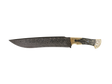 Messerfieber Emir 265 Damaststahl handgefertigtes Unikatmesser mit Micarta-Griff