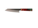 HAWK KNIFE N690 Kiritsuke Küchenmesser handgefertigt mit rotem Resin Holzgriff