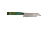 HAWK KNIFE N690 Kiritsuke Küchenmesser handgefertigt mit grünem Resin Holzgriff