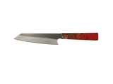 HAWK KNIFE N690 Kiritsuke Küchenmesser handgefertigt mit rotem Resin Holzgriff