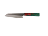 HAWK KNIFE N690 Kiritsuke Küchenmesser handgefertigt mit grünem Resin Holzgriff
