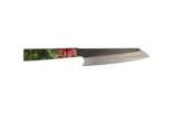 HAWK KNIFE N690 Kiritsuke Küchenmesser handgefertigt mit grünem Naturmuster Griff