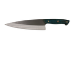 HAWK Knife Chefmesser N690 mit stabilisierten Holzgriffen in Blau Grün 