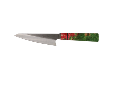 HAWK Knife Honesuki N690 mit grün rotem stabilisiertem Griff