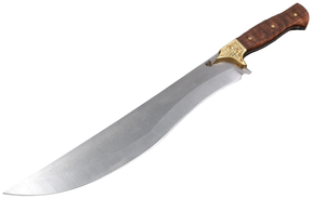 Messerfieber Vindr Outdoormesser mit langer Klinge aus 1.4116 Stahl und Walnussholzgriff
