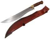 Messerfieber Vindr Outdoormesser mit passender Scheide und Griff aus Walnussholz