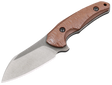 HawkKnife T09 N690 Desert mit geriffeltem Kompaktlaminat-Griff