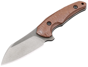 HawkKnife T09 N690 Desert mit geriffeltem Kompaktlaminat-Griff