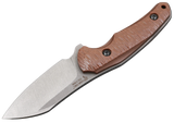 HawkKnife T09 N690 Desert mit geriffeltem Kompaktlaminat-Griff