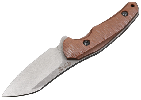 HawkKnife T09 N690 Desert mit geriffeltem Kompaktlaminat-Griff