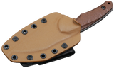 HawkKnife T09 N690 Desert mit passender Kydex-Scheide