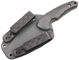 HawkKnife T09 N690 Schwarz mit schwarzer Kydex-Scheide