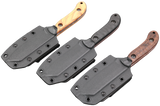 Messerfieber Woodpecker N690 mit schwarzer Kydex-Scheide und Griffvarianten
