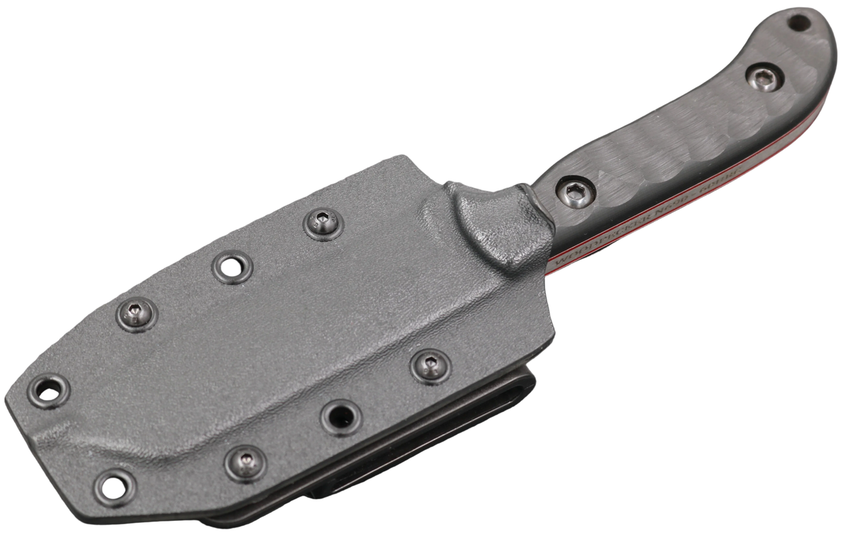 Messerfieber Woodpecker N690 satiniert mit T10 Griff  mit Kydex-Scheide