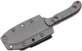 Messerfieber Woodpecker N690 satiniert mit T10 Griff  mit Kydex-Scheide