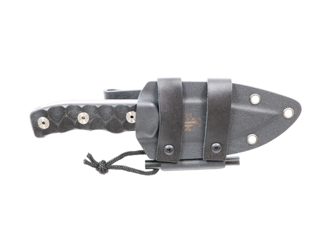 Ignis Messer mit Kydexscheide – zweite Setansicht, Kydexscheide mit Befestigung