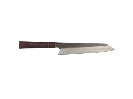 HAWK KNIFE Kiritsuke Küchenmesser N690 mit violettbraunem Maserung Grif