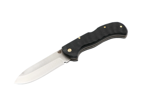 Messerfieber Klappmatrose Taschenmesser geöffnet – 90 mm Klinge, T10 Griff schwarz, Backlock“