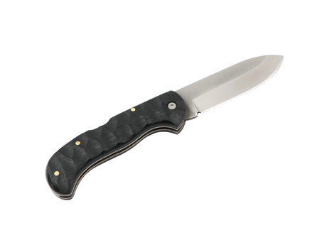 Klappmatrose Folder von Messerfieber – Seitenansicht geöffnet, rostfreier 1.4116 Stahl, T10 Griff“