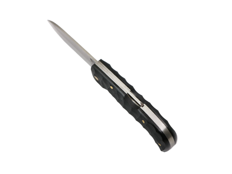 Messerfieber Klappmatrose – Rückenansicht geöffnet, schlanke Bauweise, Backlock Taschenmesser“