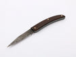 Laguiole Taschenmesser aus Damaststahl mit Wengegriff – Messerfieber Laguiole Wood – elegantes Taschenmesser mit Holzgriff und Laguiole-Design
