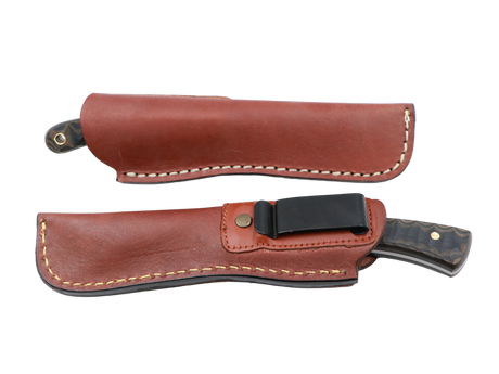 MF Wald-Set Waldgeist und Waldspitze Outdoor-Messer mit Lederscheiden