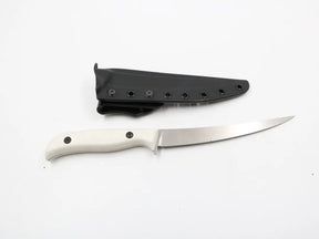 Ergonomischer Griff des Messerfieber Fillet Knife – Der sorgfältig geformte T10-Holzgriff mit einer Grifflänge von 120 mm sorgt für optimalen Halt und ermüdungsfreies Arbeiten.