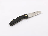 Klappermatrose EDC-Messer mit T10-Griff in schwarzer Farbe, seitlich aufgenommen rechts