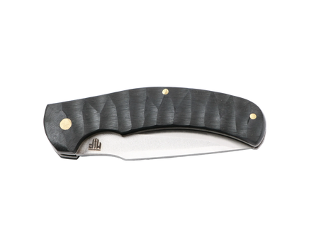 Schwarzer Schatten Taschenmesser mit Clip – Messerfieber Klappmesser geschlossen, schwarzer Griff, Produktbild