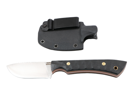 Schwarze Kydexscheide mit Clip für das Messerfieber Schattenzwerg EDC-Messer